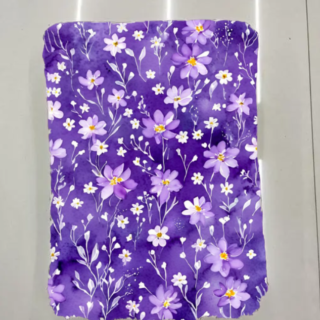 Levender Floral Fabric For Dress Material and Kurti