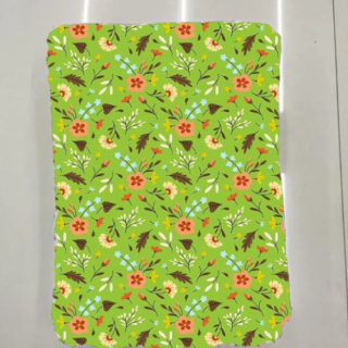 Green Floral Kurti Printed Fabric
