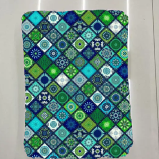 Green Bandhni Design Fabric For Dress Material