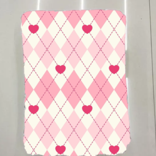 Trendy Checks Heart design Kurti Fabric for women