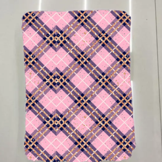 Trendy Checks Pinkdesign Kurti Fabric for women