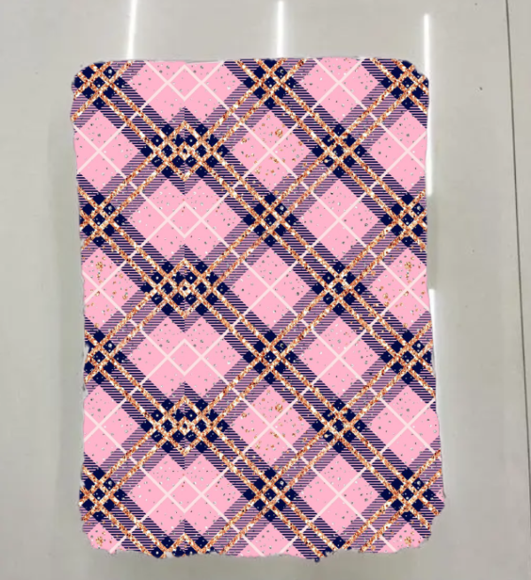 Trendy Checks Pinkdesign Kurti Fabric for women