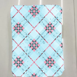 Trendy Checks Blue design Kurti Fabric for women