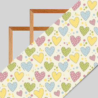 American Crepe Heart Design